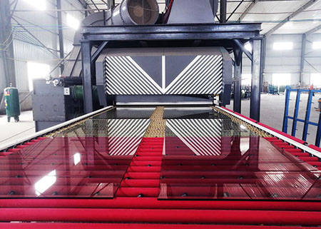 Glass tempering furnaces